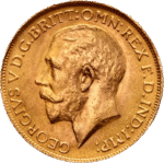 7.99 гр. златна монета Британски Суверен Джордж V 1911-1932 - Image 2