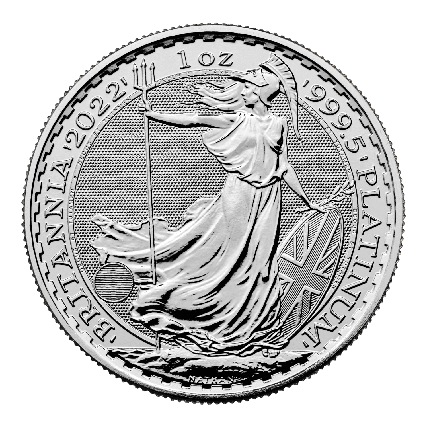 dafe5778-06fe-46eb-b80d-fe14ea044fa2 10х1 унция (31.1 гр.) платинена монета Британия - Image 1