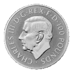 1 унция (31.1 гр.) платинена монета Зверове на Тюдорите Greyhound of Richmond - Image 2